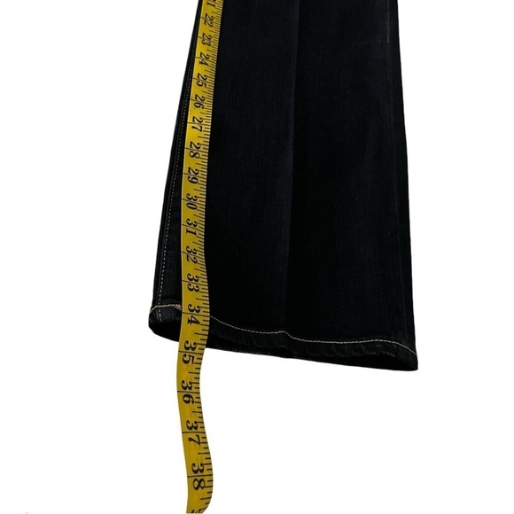 Express X2 Jeans Women's Sz 8 Long Dark Wash Low Rise Straight Leg - Picture 10 of 11